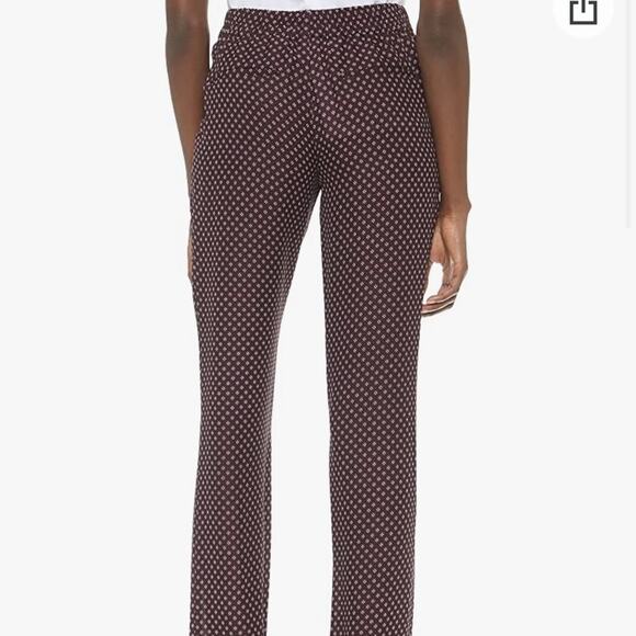 NWT Theory mitrana perennial print silk pants - Picture 2 of 6